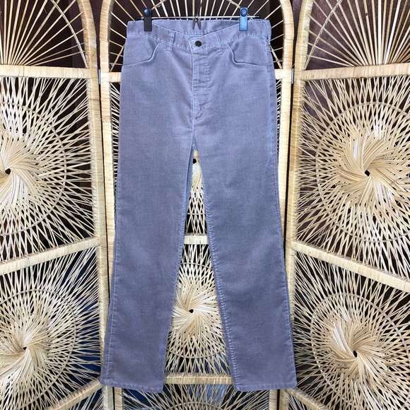 WRANGLER Vintage Corduroy Pants High Rise Mom Mauve Size 30 - Picture 15 of 15